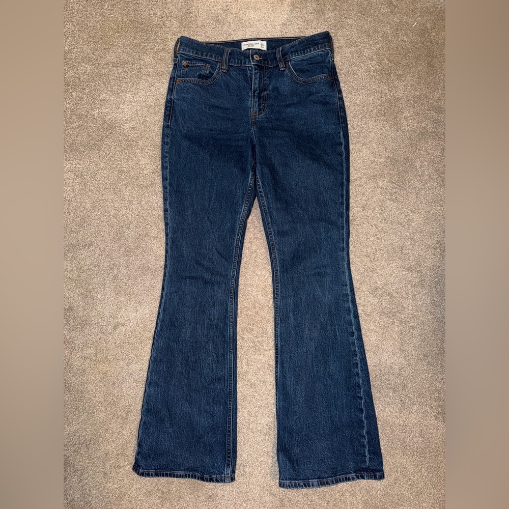 Abercrombie & Fitch Dark Blue Boot Cut Jeans